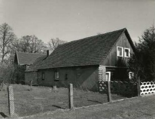 Bad Muskau-Berg, Schillerstraße 17. Gehöft (um 1850). Wohnhaus