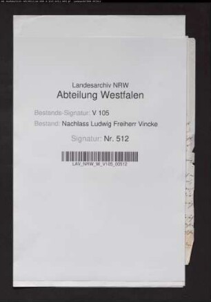 1 Brief von Ludwig Windthorst