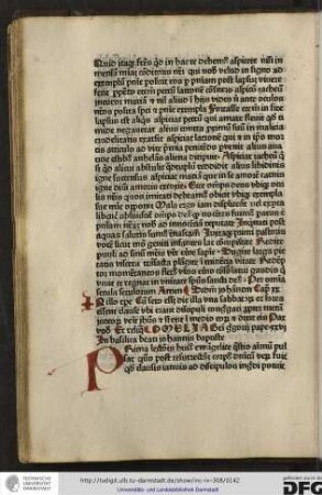 Omelia beati Gregorii pape xxvi, in basilica beati Johannis baptiste.