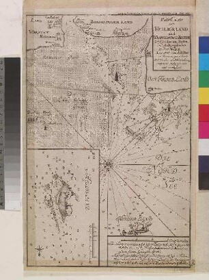 Paß=Charte von HEILIGELAND nach WRANGEROOG und BLEXUM
