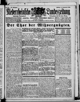 Niederrheinische Landeszeitung : Geldernsche Volkszeitung : Geldern'sches Wochenblatt : Volkszeitung für den Kreis Moers : erfolgreichstes Insertionsorgan in den Kreisen Geldern und Moers sowie in den Grenzbezirken der Kreise Cleve und Kempen