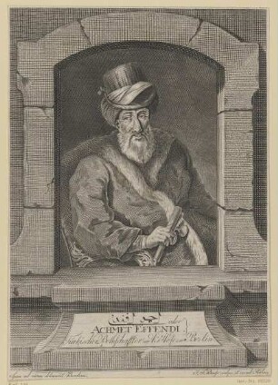 Bildnis des Achmet Effendi