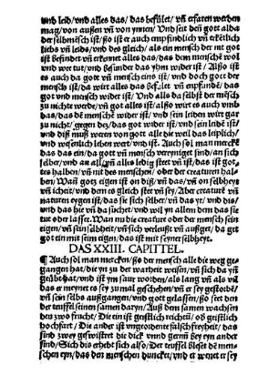 Das XXIII. Capittel