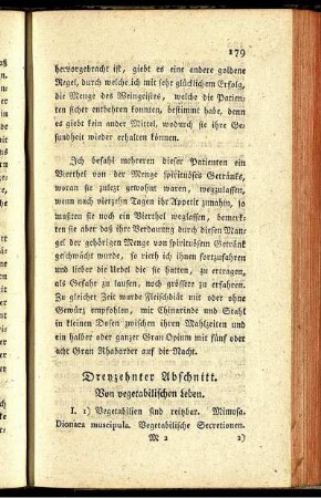 Dreyzehnter Abschnitt. Von vegetabilischen Leben.