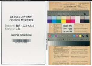 Entnazifizierung Anneliese Boeing , geb. 26.07.1922 (Dolmetscherin)