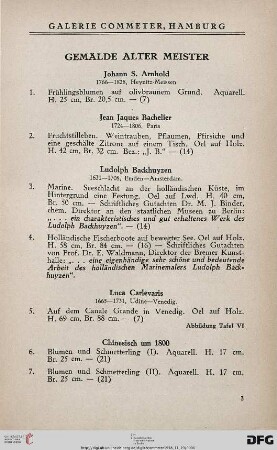 Gemälde Alter Meister (Nr. 1-32)