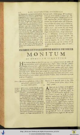 Homilia in illud, Hoc autem scitote, hoc in novissimis etc.