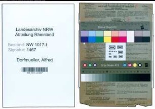 Entnazifizierung Alfred Dorfmueller , geb. 21.07.1914 (Frisoermeister)