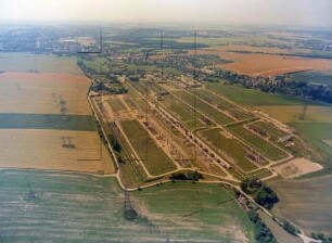 Umspannwerk in Chemnitz-Röhrsdorf : Blickrichtung Nordwesten