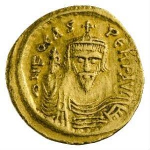 Münze, Solidus, 607 - 609