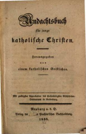 Andachtsbuch für junge katholische Christen