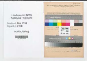Entnazifizierung Georg Pusch , geb. 21.02.1909 (Major)