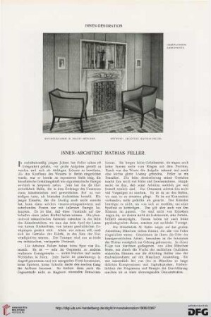 Innen-Architekt Mathias Feller