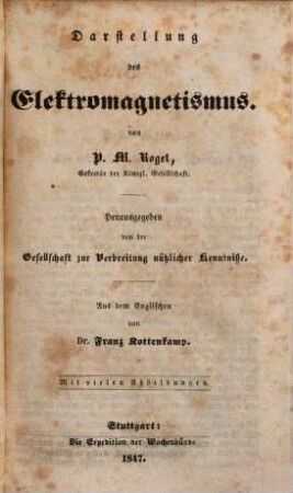 Darstellung des Elektromagnetismus