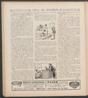 El examen : Páginas infantiles