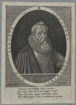 Bildnis des Iohannes Casimirvs, Herzog von Sachsen