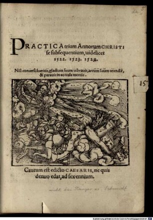 Practica trium annorum 1522, 1523, 1524