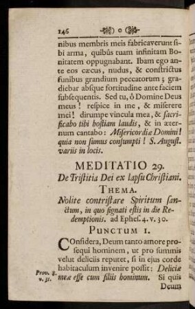 146-156, Meditatio 29 - 30
