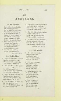XVI. Lehrgedicht
