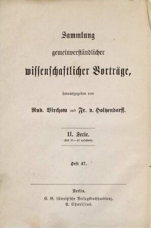 Das rothe Kreuz im weißen Felde : in der Reihe der Vorträge des badischen Frauenvereins gehalten in Karlsruhe am 18. Januar 1868