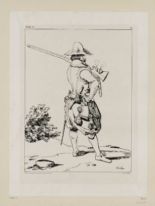 Henri IV, Blatt 23 der Folge "Federzeichnungen"