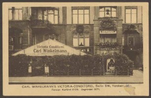 Ansichtskarte „Victoria Conditorei“, Yorckstraße 80