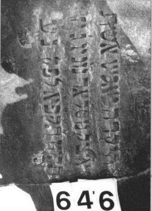 Grabstein 646 (Detailaufnahme)