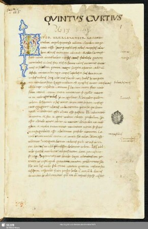 De rebus gestis Alexandri Magni - Mscr.Dresd.Dc.175