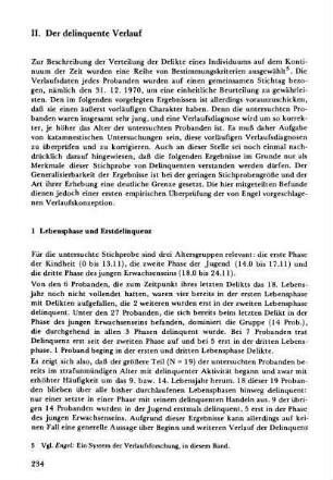 1 Lebensphase und Erstdelinquenz