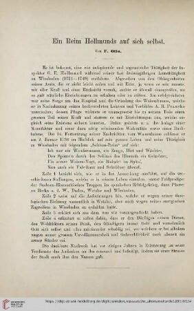 23: Ein Reim Hellmunds auf sich selbst
