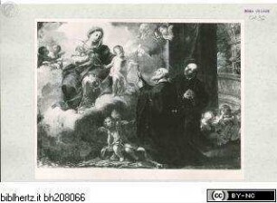 Die Madonna erscheint den Heiligen Filippo Neri und Ignatius von Loyola