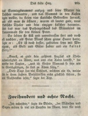 Zweihundert und achte Nacht