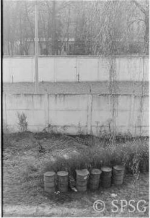 Mauerfall, Potsdam, Klein Glienicke, Grenzanlage.