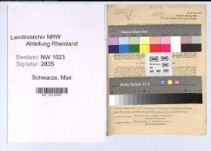 Entnazifizierung Max Schwarze , geb. 19.05.1885 (Ingenieur)
