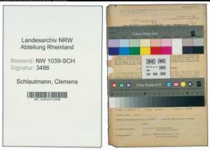 Entnazifizierung Clemens Schlautmann , geb. 04.05.1899 (Amtsinspektor)