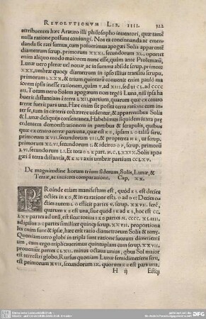20. De magnitudine horum trium siderum Solis, Lunae et Terrae, ac inuicem conparatione.