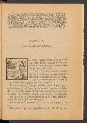 Capítulo CLXI - Sebastián, en Madrid