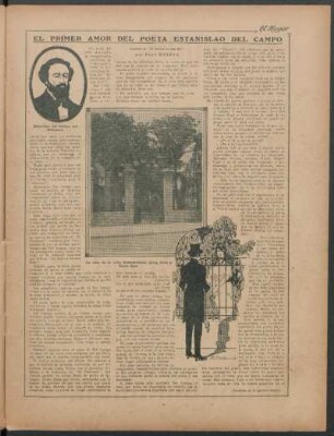 El primer amor del poeta Estanislao del Campo : Leyenda de "El destino de una flor"