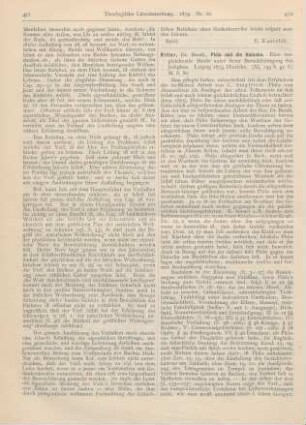 472-473 [Rezension] Ritter, Bernh., Philo und die Halacha. Eine vergleichende Studie unter steter Berücksichtigung des Josephus
