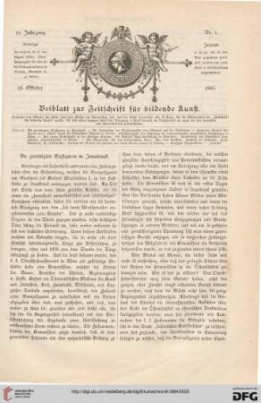 Heft 1 (18. Oktober 1883)
