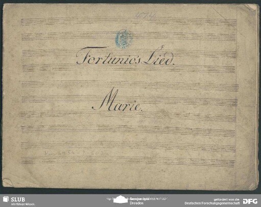 La Chanson de Fortunio - Mus.6454-F-502a