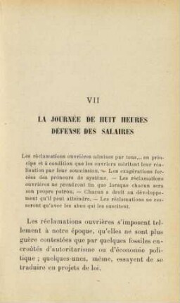 VII La Journée De Huit Heures Défense Des Salaires