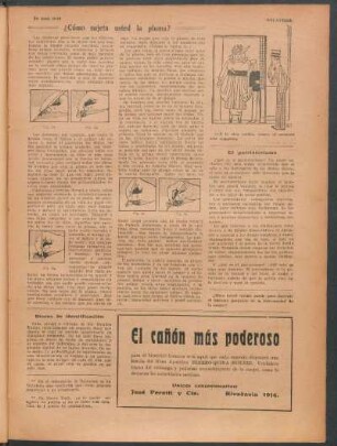 ¿Cómo sujeta usted la pluma?