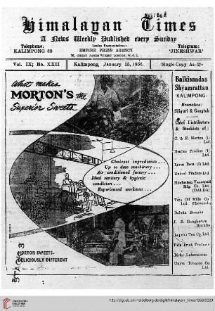 No. XXII (15 January 1956)