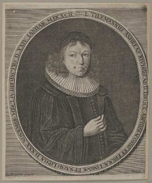 Bildnis des L. Tilemannus Andreas Rivinus