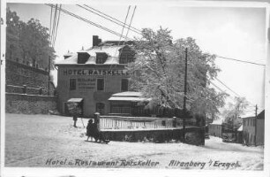Altenberg. Hotel und Restaurant Ratskeller. Eingangsseite