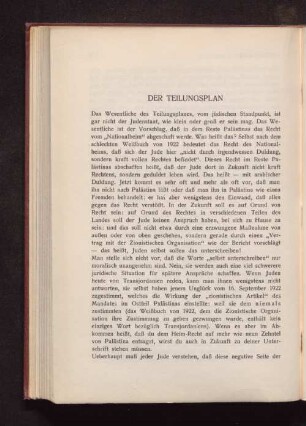Der Teilungsplan