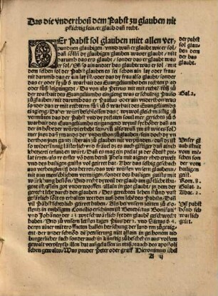 Von gaistlich gewalt vnd würdigkhait, Warer vnd rechter gehorsam, vnnd wievil der Prelaten gepott vnnd gesatz die vnderthon verpinden