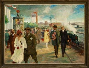 Gesolei. Besucher auf der Ausstellung 1926