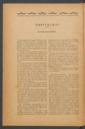 Capítulo III - Un poco de historia